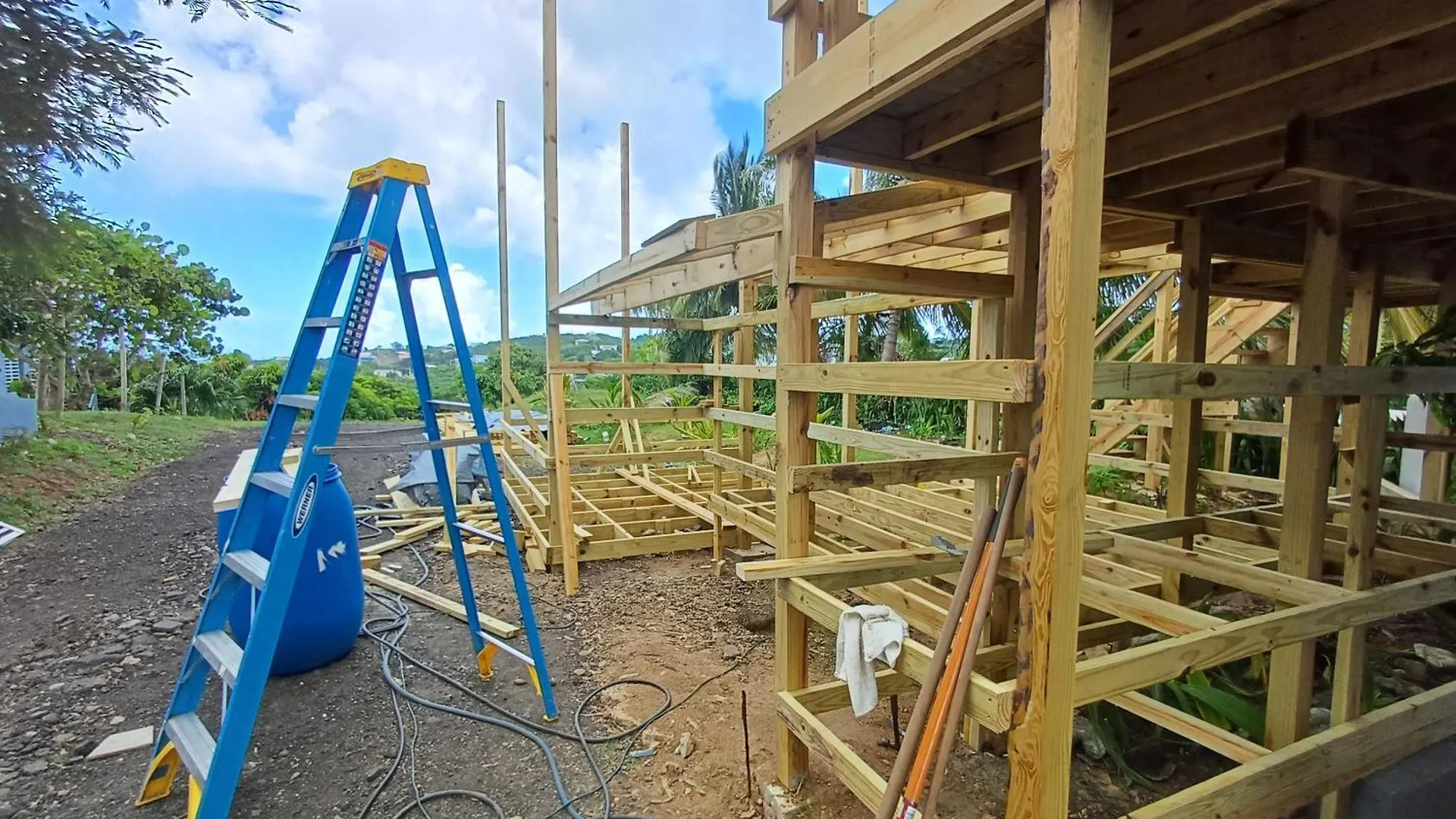 Rooster Run Glamping Camping Has Rooftop And Off The Ground Glamping Experience For 1 To 16 In A Single Tent And Views Of The Rain Forrest And To Culebra Across The Atlantic Ocean W Tents, Linens, Deluxe Air Beds, Warm Shower And More At A Great Pric Vieques 0*,